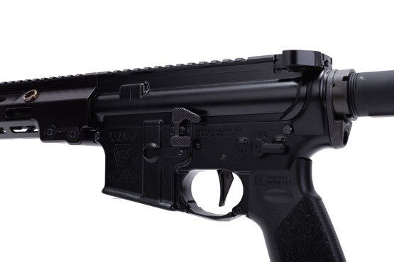 AR-15 pistol with Geissele SSA-E X trigger.